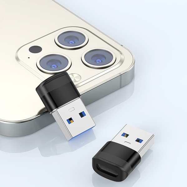 USB C til USB3.0-adapter til 10 Gbps højhastighedsdata og hurtig enhedsopladning Red