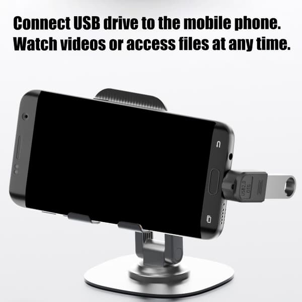 5-bens USB til USB hun OTG-adapter til smartphones, tablets og andre enheder null - AMC01 upward bend