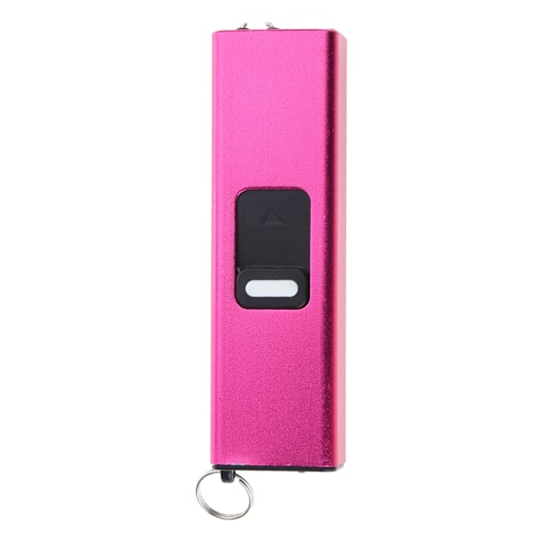 Elektrisk Mini Uppladdningsbar Ficklampa LED Kedja för Nyckel Spratt Chocker Tålig Gi Pink