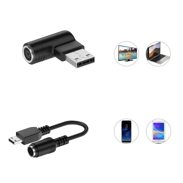 MSI USB-plugg til 5.5x2.5mm/7.4x5.0mm DC Lading Elektronisk MSI USB-plugg Strømkabel null - 5.5.x2.5mm