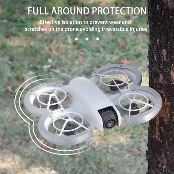 Set med 2st Propellerskydd Bumper Ringar Skydd för UAV Lättvikt Gray