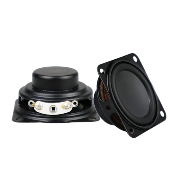 2 st 40mm 4Ohm 3W Subwoofer Multimedia Bärbara Högtalare Ljudförstärkare Högtalare Inre Magnetisk Gummi Sido Högtalare