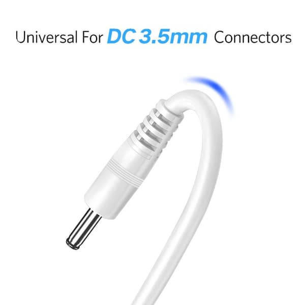 80cm USB DC3.5mm Laddningskabel Stabil Strömöverföring för Elektronik