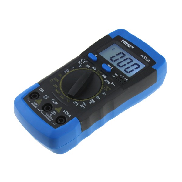 ANENG A830L Digital Multimeter LCD för DC AC Spänning Diodfrekvens Multitester