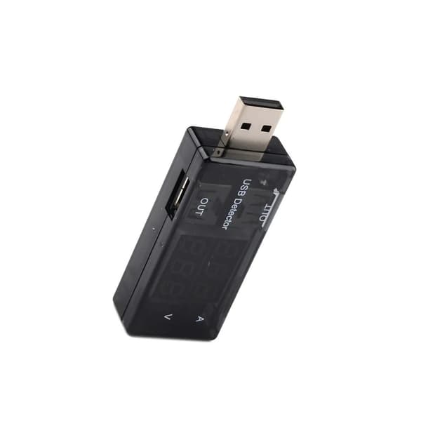 Digitalt Display Dobbelt USB Strøm Strømmåler Tester Bærbar Mini