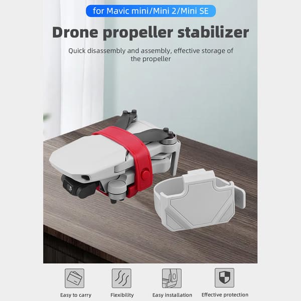 Propellstabilisator Fikser Propellblader Fikser for Mavic Mini 2/Mini/Mini SE Gray