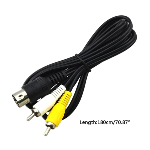 1 Standard AV-kabel RCA-forbindelseskabel 1,8 meter