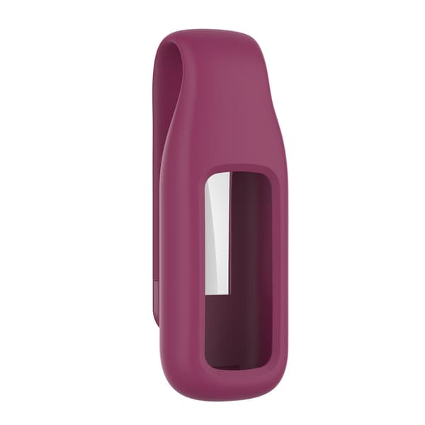 Soljet Fitbit-Luxe-älykellon silikonikoteloon teräsklipsit rannekoruun puettava Red