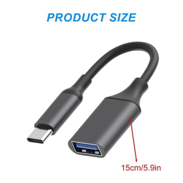 USB3.0 Typ C OTG Adapter Snabb Dataöverföring och Expansionskonverterare Effektiv