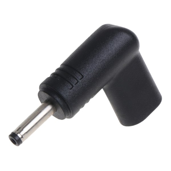 90 Graders Typ-C Hon till 3,5x1,35 mm Hankontakt Adapter Vinkelrät Konverterare