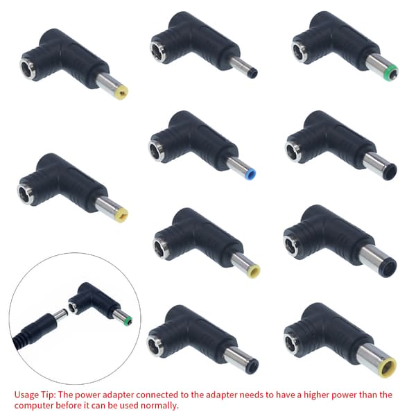 240W DC5.5x2.1mm strømstikkonverter til bærbare computere og elektronik DC7.9x5.4mm 4.5x3.0HP