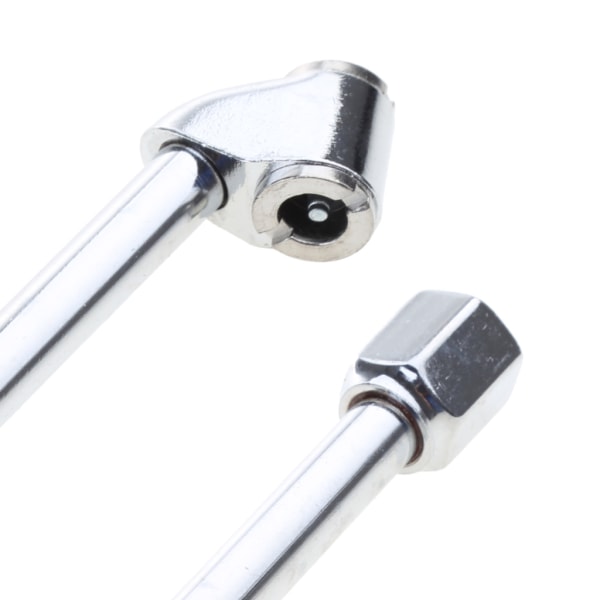 Tung Luftchuck Dubbelhuvud Lastbilsdäckchuck 1/4\" NPT Förlängningsskaft för Bil