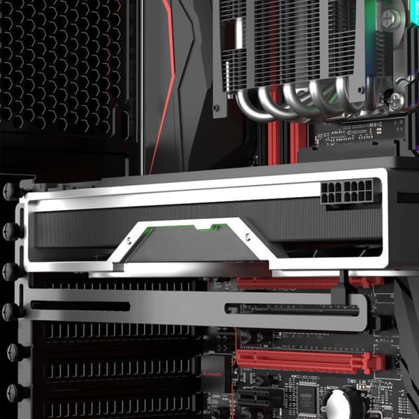 GPU Stödfäste Grafikkort Stöd GPU Hållare Grafikkortshållare Fäste Black