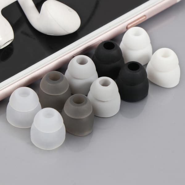 Silikone In-Ear Øretelefon Covers Udskiftning Ørepropper Ørepropper til Hovedtelefoner Black