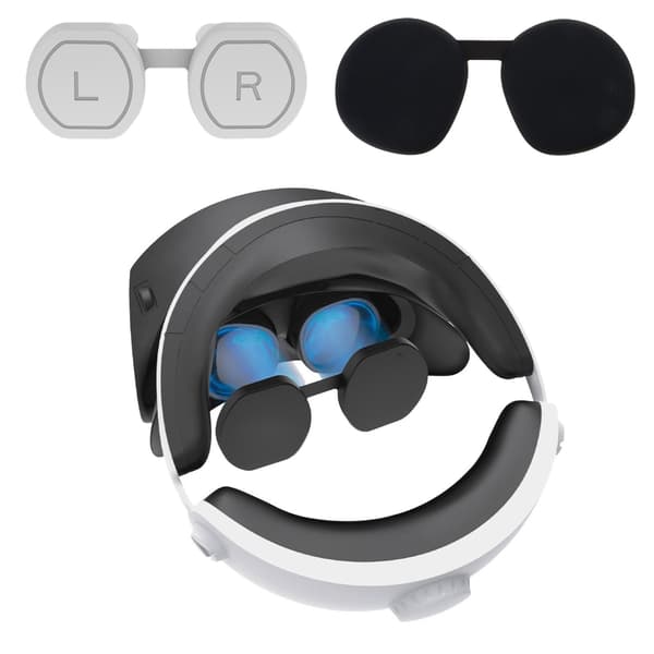 VR Linsskydd Dammtätt Linsskydd för PS VR2 Headset Tillbehör Black