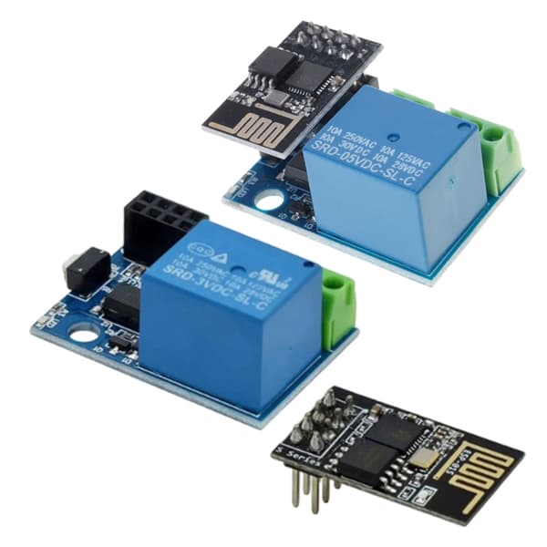 ESP8266 Baseret ESP01S Relæmodul med Androids App Support til IoT Hjemmeautomatiseringssystemer Mobil Enhedsintegration null - With ESP01