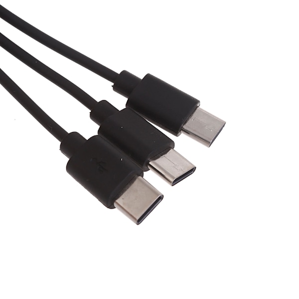 USB Multi Laddningskabel 1/2/3/4 i 1 Multipla Telefonladdare Sladd USB C Multi Kabel med Typ C Port för Telefoner Surfplattor null - One for two