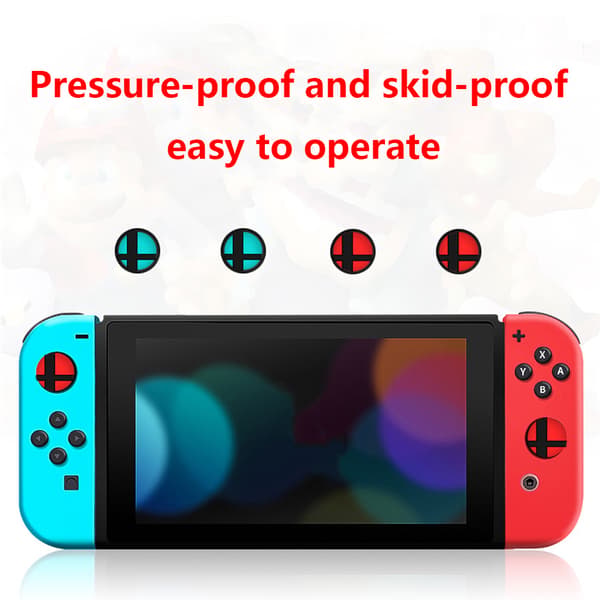 Gamepad Tommelfingergreb Hætte Joystick Cover til Switch Controller Tommelfingerstænger Blue