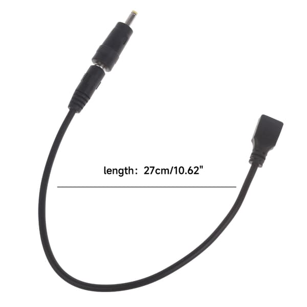 Micro USB Hun til DC 5.5x2.1mm Han Strømstik Til DC 4.0x1.7 3.5x1.35 3.5x1.3