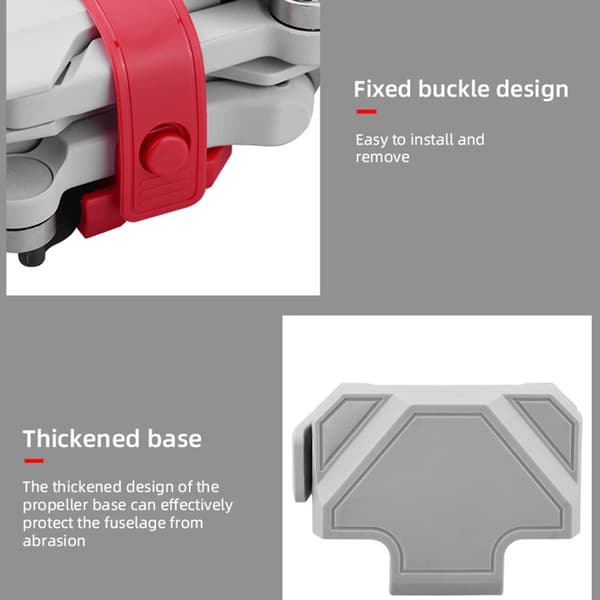 Propellstabilisator Fikser Propellblader Fikser for Mavic Mini 2/Mini/Mini SE Gray