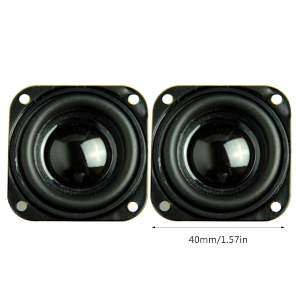 Kraftfull Kompakt 40mm Intern Magnetisk Högtalare 4Ohm 5W för Multimediaenheter