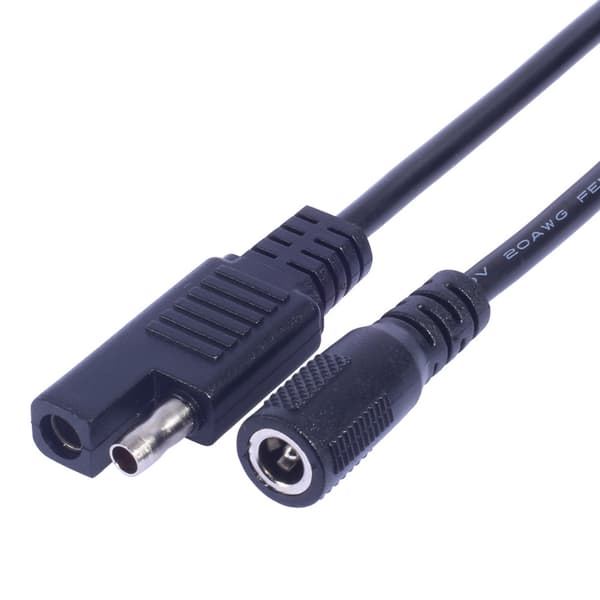 25cm 5521 til SAE-kontakt Konverter Linjeadapterledning for solcellepanel