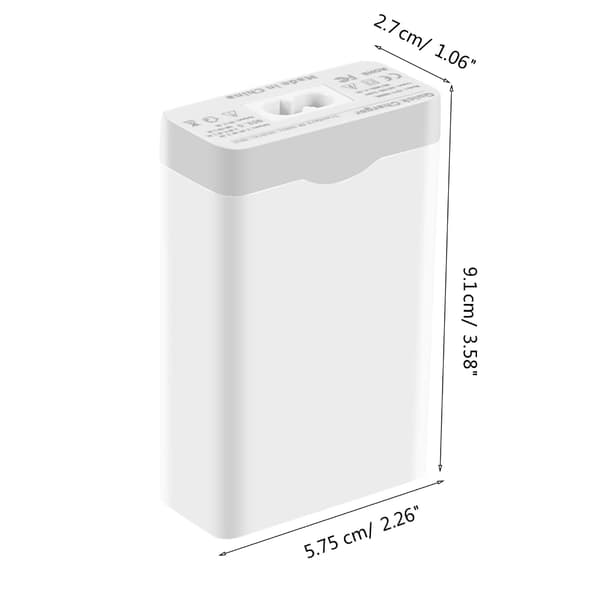 QC3.0 USB-laderklips 3-port USB hurtiglader hurtigladeblokk for Android