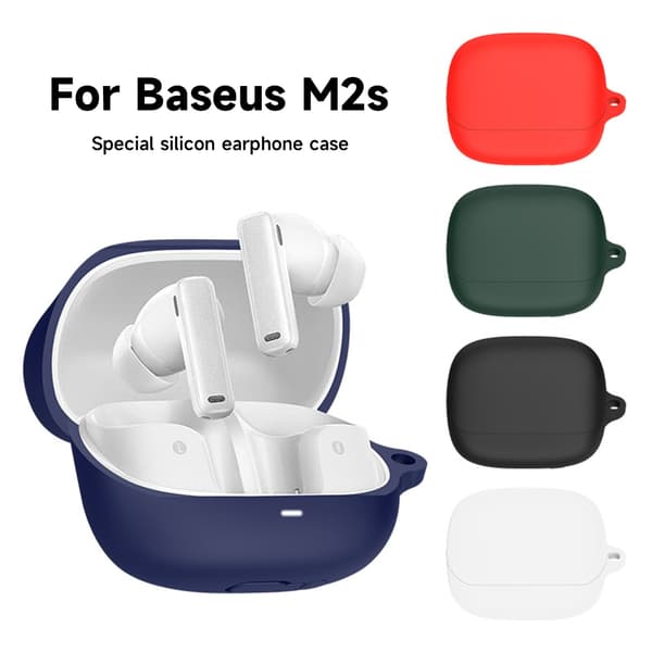 Holdbart opbevaringsetui til hovedtelefoner til Baseus-Bowie M2s, ridsefast etui Black
