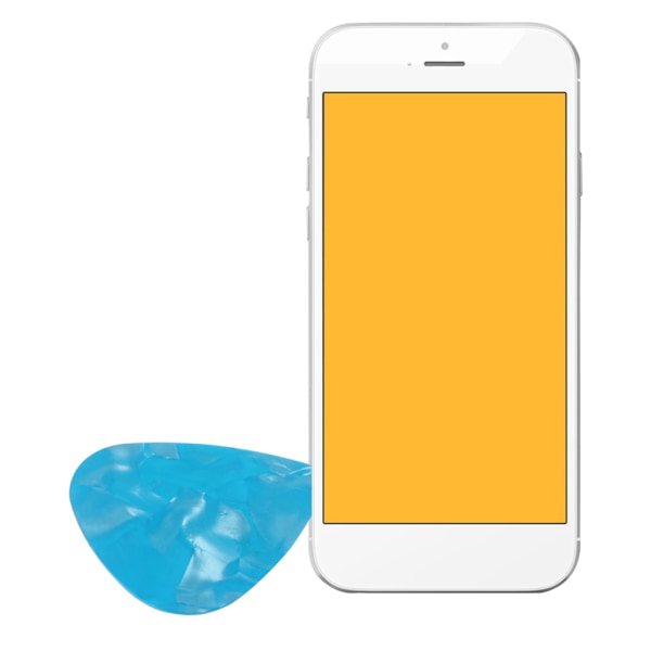 Blandade Färgade Gitarrplock Celluloid Gitarrplock Plectrums Telefon Pry Verktyg