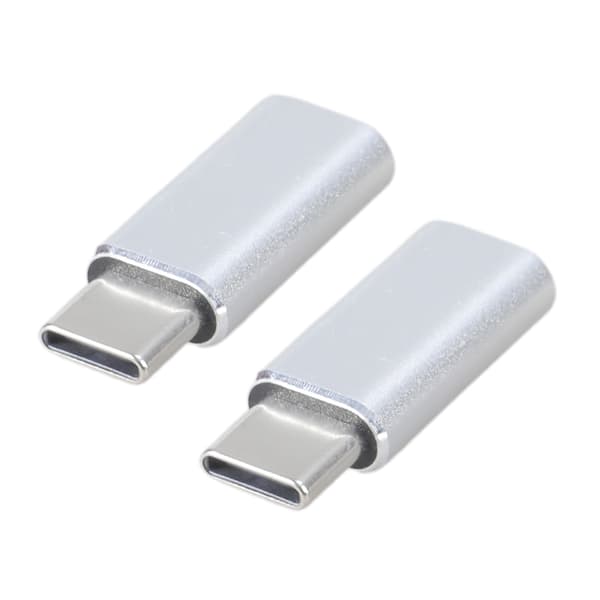 8Pin til USB C 27W Hurtig Opladning og Data Synkroniserings Adapter til Phone 15/16 Plus S24 Silver