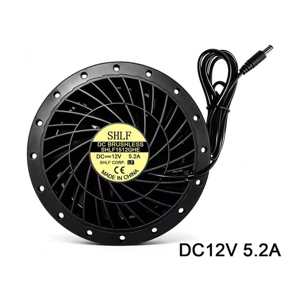 15050 DC12V Rund Blæser til Oppustelige Kostumer Hurtigt Blæsende Blæser 15cm Blæser null - 4.8A