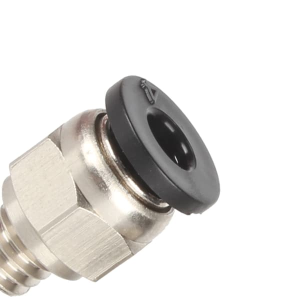 Pakke med 4 hurtiginstallerte pneumatiske koblinger for 3D-printerfilamentmatingssystemer