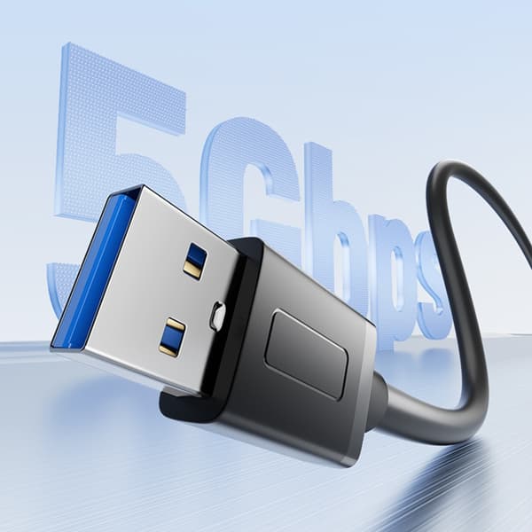 USB3.0 forlængerkabel han til hun dataoverførsel til mus, tilbehør til bærbar computer 50cm - 127