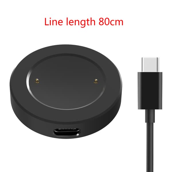 Ladekabelfeste Strømadapter Brakett Laderholder for Honor Watch GS3 Black