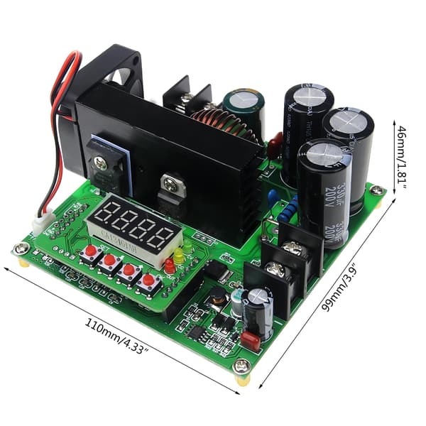 Boost BuckerDirect Strøm Justerbare Step Up Konvertere 8-60V til 10-120V Adaptere