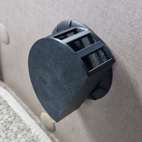 Viktig oppgradering av radiatorventil for bobiler, langvarig plastkonstruksjon Gray