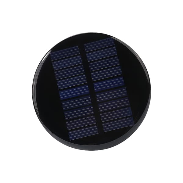 72 mm rundt solcellepanel 4,5 V 80 mA høyeffektiv monokrystallinsk solcelle