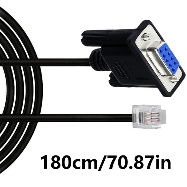RJ11 6P4C til RS232DB9 Hunnkonsollkabel Datasenterbruk Enkle Oppsett 1pc