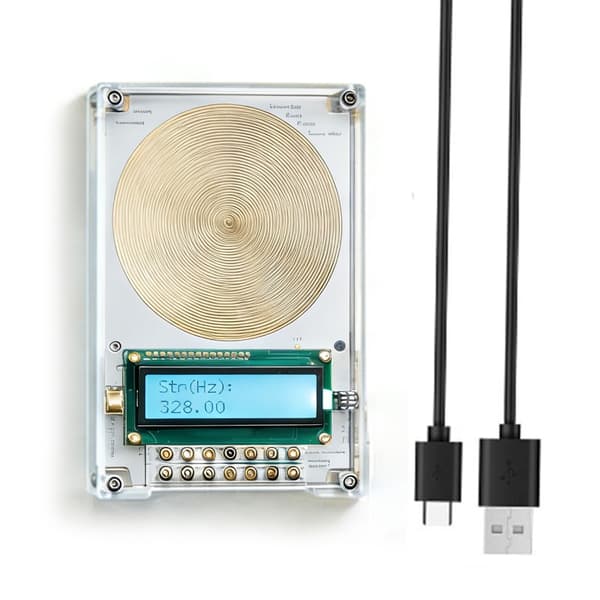 Dubbellägesfrekvensgenerator stöder sinus- och fyrkantsutgångar för enskilda null - Case and USB