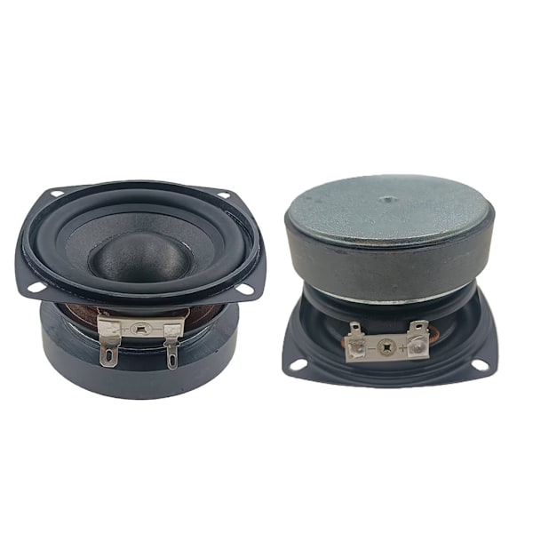 2 st 78mm Högtalare 3 tum Fullfrekvens 4Ohm 15W Högtalare DIY Basljud