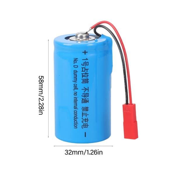 No.D Dummy Batteri Plassholder For Elektronikkapparater Strømadapter Bruk