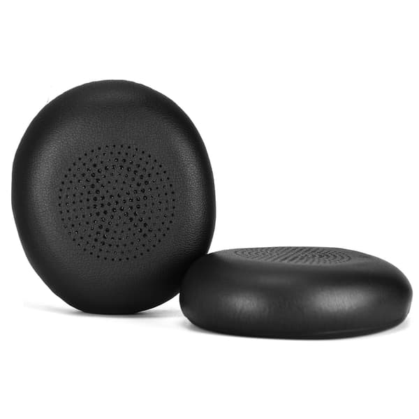 Premium øreputer i skinn for ELITE 45H Evolve2 65 øretelefonputer Black