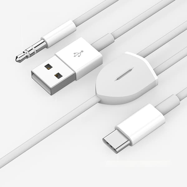 2 i 1 lydopladerkabel egnet til S22/S22 Ultra/S21/S20/Note 20 telefoner