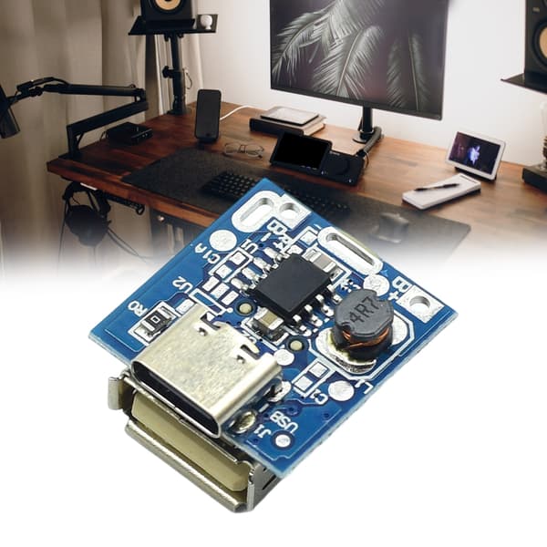 Sæt med 10 stk. 5V Step Up Power Module Boost Board til Lithium Batteribeskyttelse Typec