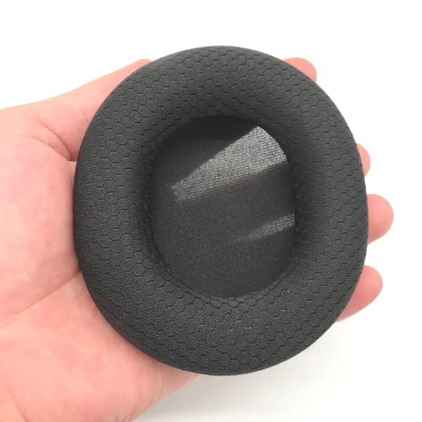 Utskiftbare øreputetrekk Vaskbare nettingstoffputer for Arctis 1 3 5 7 9X Headset Lydisolering White printing