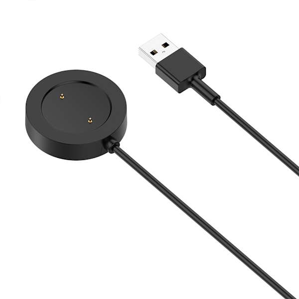 Laddningskabel Docka Strömadapter Sladd Laddare för Haylou-RS3 LS04 Black