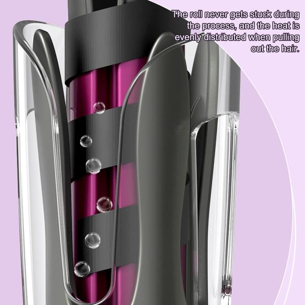 Automatisk krølltang Intelligent temperaturkontroll Hårkrøller 180 cm ledning Pink EU Plug