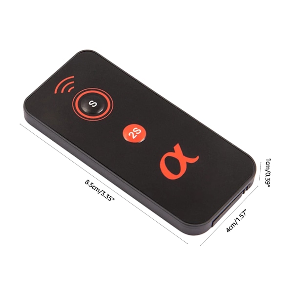 RC-S IR Infraröd Fjärrkontroll Trådlös Kameraslutare Fjärrkontroll för Sony för Alpha A7 A7 II A7R A7S A6000 A230 A330 A450 etc