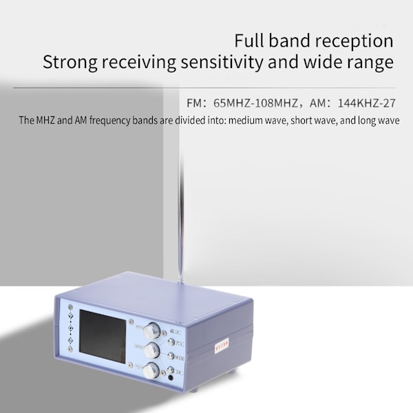 Plast DIY Skrivbordsradio TEF6686 Bekväm Automatisk Funktion för Hemmet