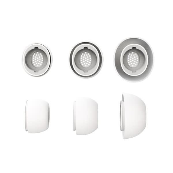 Tilpassede Comfort Ear Tips for Buds 3Pro, forbedrer stabilitet og lydørepropp White